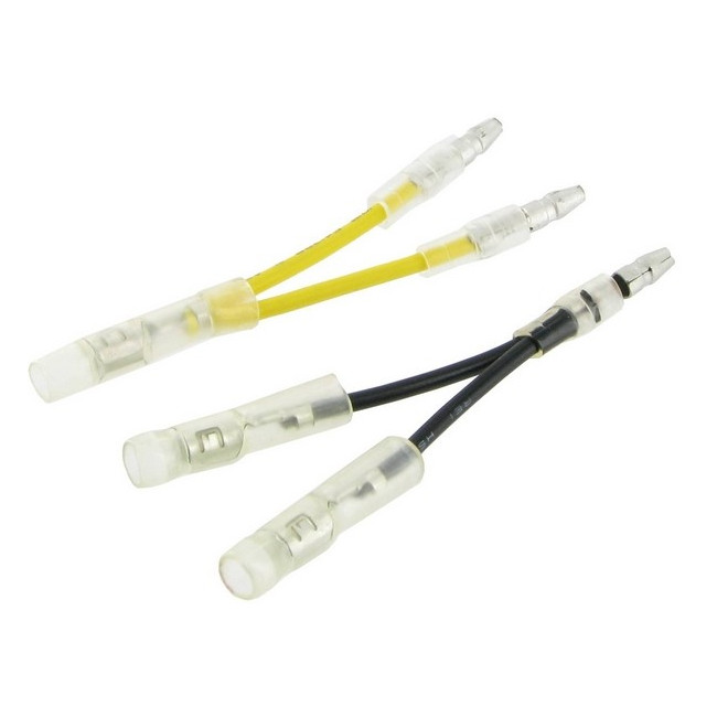 Câble adaptateur pour l'éclairage accessoire de plaque d'immatriculation,  connecteur du système YAMAHA aux prises rondes du Japon