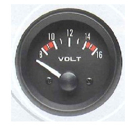 Voltímetro de 12V o 24V