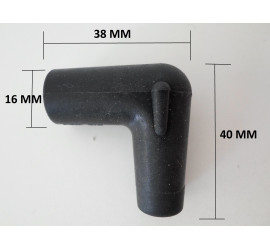 angled cap for plug connector