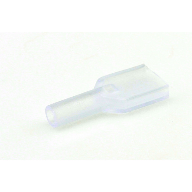 Soft silicone sleeve for insulating flat female terminal 4.8mm