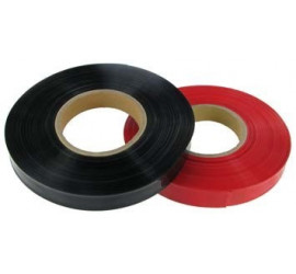 Ruban thermorétractable rouge 20mm x 100m