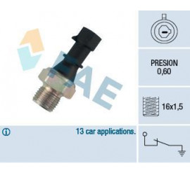 Oil pressure switch 0.6 bar M16x1.5