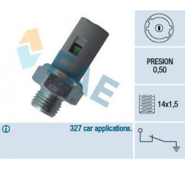 Oil pressure switch 0.5 bar M14 x 1.5