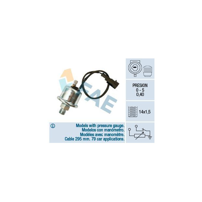 Transmitter / Öldrucksensor 0,4 bar M14 x 1,5