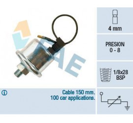 Transmetteur / sonde de pression d'huile 1/8x28 BSP