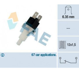Contactor of stop lights Opel manual - M12 x 1.5