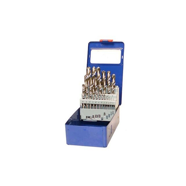 Assorted metal drill bits 1 to 13mm