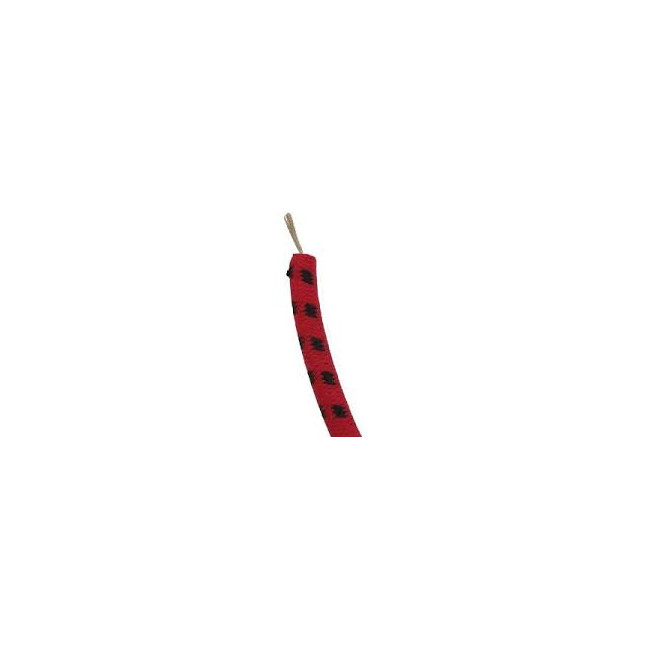 Fil PVC d'allumage revêtement coton (Rouge/Noir)