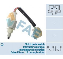 Clutch pedal switch Opel, Suzuki