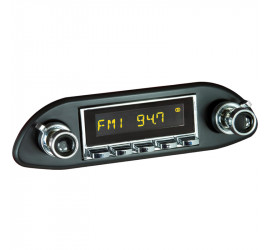 Facade radio RetroSound Porsche 356 Black