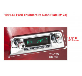 Autoradio Adapter RetroSound Ford Thunderbird 1961-1963