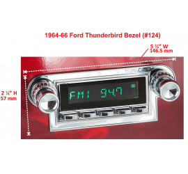 Autoradio Adapter RetroSound Ford Thunderbird 1964-1966