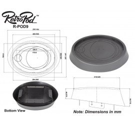 Unterstützt Lautsprecher RetroSound für Modelle 127x178
