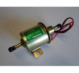 Pompe à essence électrique universelle 12v - 4-7psi Courant 1.0-2.0a  Diamètre d'entrée et de sortie 8mm (5/16 ») Pompe externe