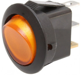 Mini interrupteur à levier LED rouge