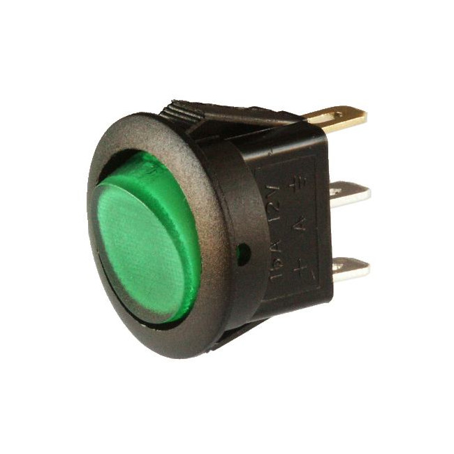 Mini interrupteur vert ON-OFF