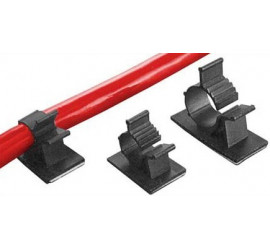 Adjustable adhesive clips -...