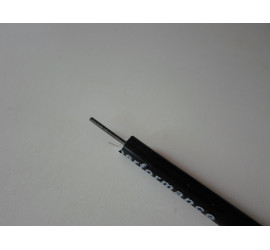 Fil haute tension silicone diamètre 8mm haute performance noir
