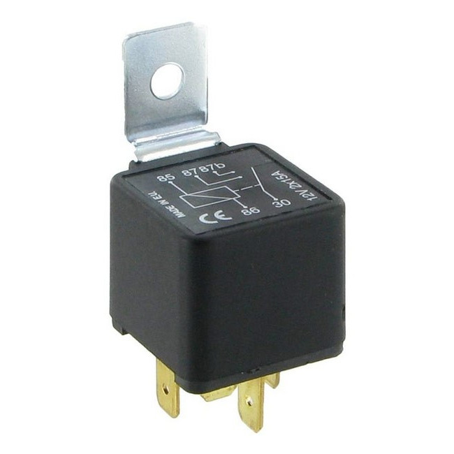 double contact relay 12V 2x15A