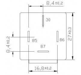 12V relay with 30A fuse