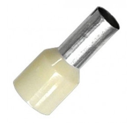White 16mm² cable ferrules