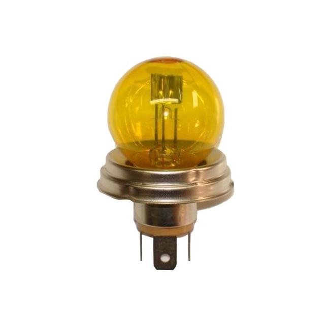 Ampoule 12 V 60/55 W H4 Jaune - Spéciale pour code européen, Ampoules