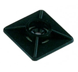 Embases nylon noires PA.66 29x29mm