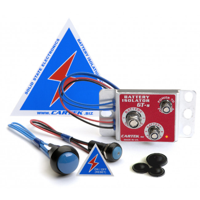 Coupe circuit électronique CARTEK GT bouton bleu