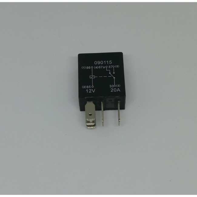 Micro relay 12V 10 / 20A with diode