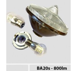 Ampoule longues portée / anti brouillard 6 ou 12V LED - BA21S