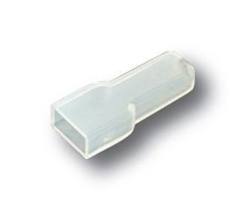 Hard silicone insulation sleeve pod for female flat 6,3mm