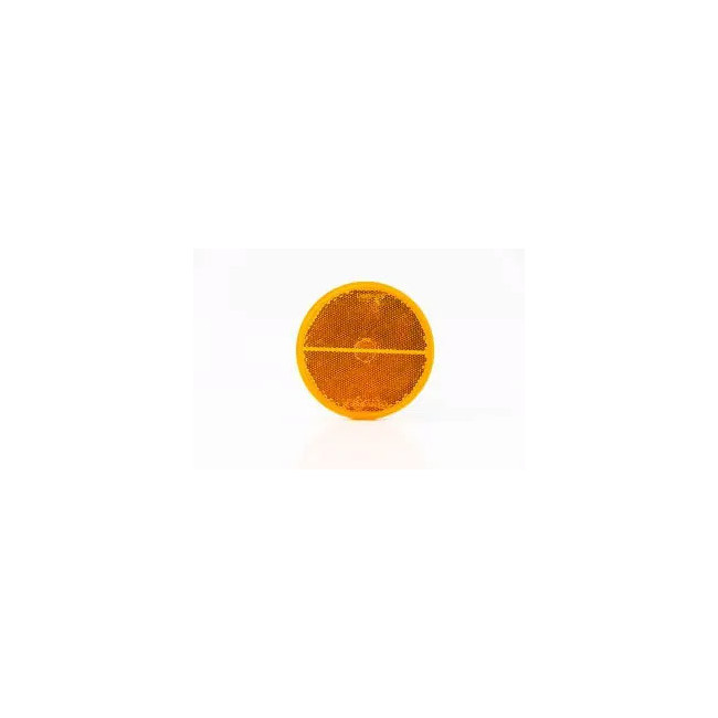 Catadioptre rond 78mm orange Fixation M5