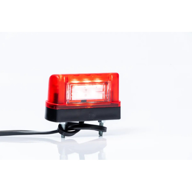 Eclaireur de plaque LED + feu position Câblé / réhaussé