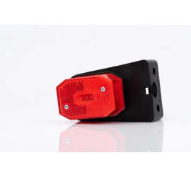 Feu de gabarit LED rouge Connecteur 2x0,75mm² / fix. à 90°