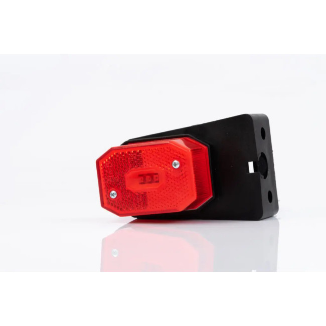 Feu de gabarit LED rouge Connecteur 2x0,75mm² / fix. à 90°
