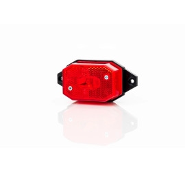Feu de gabarit LED rouge Fixation à plat / support court