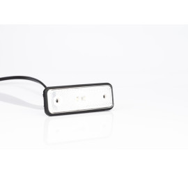 Feu de gabarit plat LED blanc Câble 2x0,75mm²