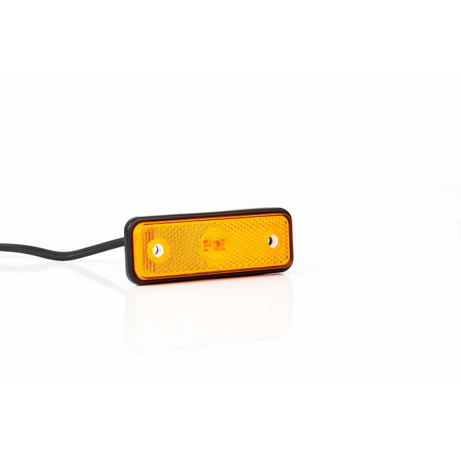 Feu de gabarit plat LED orange Connecteur 2x1,50mm²