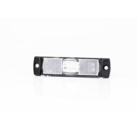 Feu de gabarit LED blanc Câble 2x0,75mm² / fix. à 90°