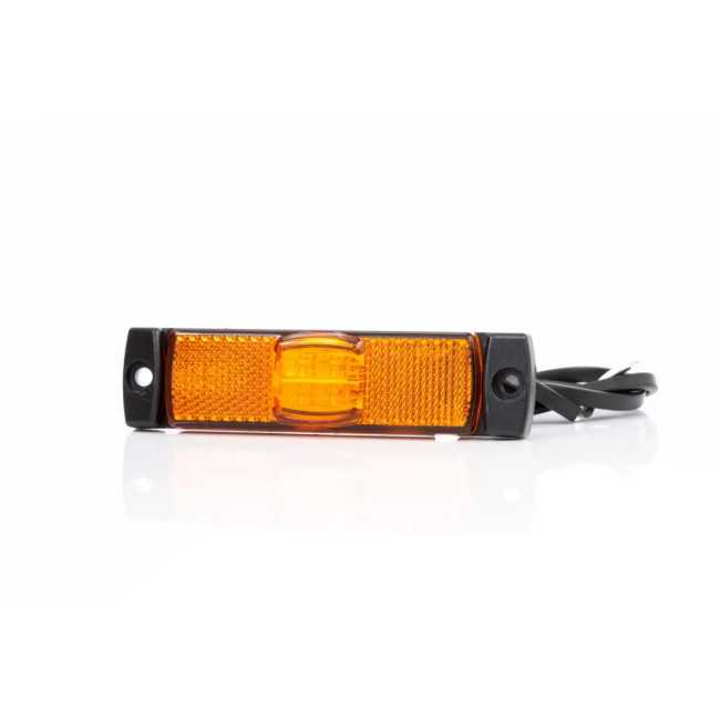 Feu de gabarit LED orange Connecteur 2x1,50mm² / fix. À 90°