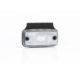 Feu de gabarit LED blanc Connecteur 2x0,75mm² / fix. à 90°