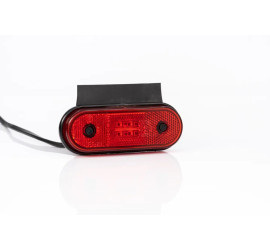 Feu de gabarit LED rouge Câble 2x0,75mm² / fix. à 90°