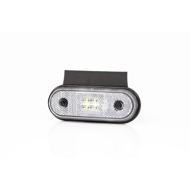 Feu de gabarit LED blanc Connecteur 2x0,75mm² / fix. à 90°