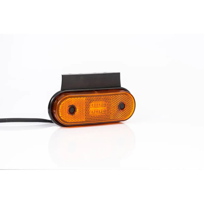Feu de gabarit LED orange Connecteur 2x0,75mm² / fix. à 90°