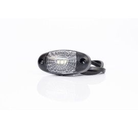 Feu de gabarit LED ovale blanc Câble 2x0,75mm²