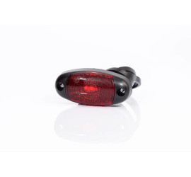 Feu de gabarit LED ovale rouge Câble 2x0,75mm²