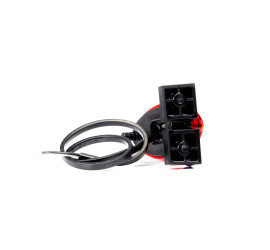 Feu de gabarit LED ovale rouge Câble 0,5m / déporté