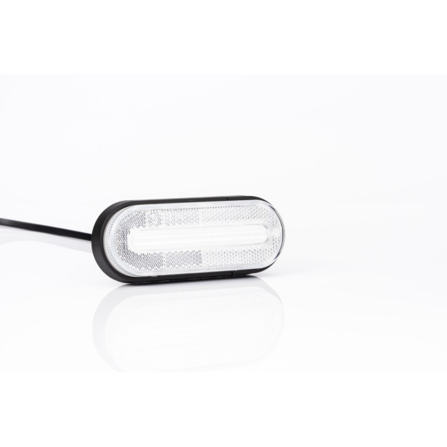 Feu de gabarit LED 12-36V blanc [ADR] Câble 0,5m / fix. à plat