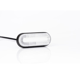 Feu de gabarit LED 12-36V blanc [ADR] Connecteur 2x0,75mm² 0,5m / fix. à plat