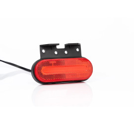 Feu de gabarit LED 12-36V rouge [ADR] Câble 0,5m / fix. à plat